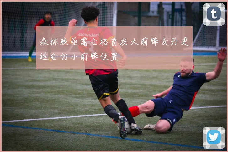 森林狼亟需合格首发大前锋麦丹更适合打小前锋位置